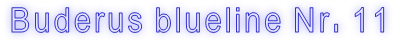 Buderus blueline Nr. 11