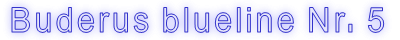 Buderus blueline Nr. 5